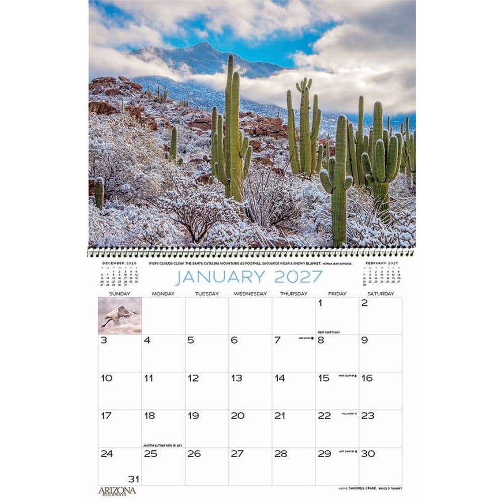 Arizona Highways Classic 2027 Wall Calendar Second Alternate Image