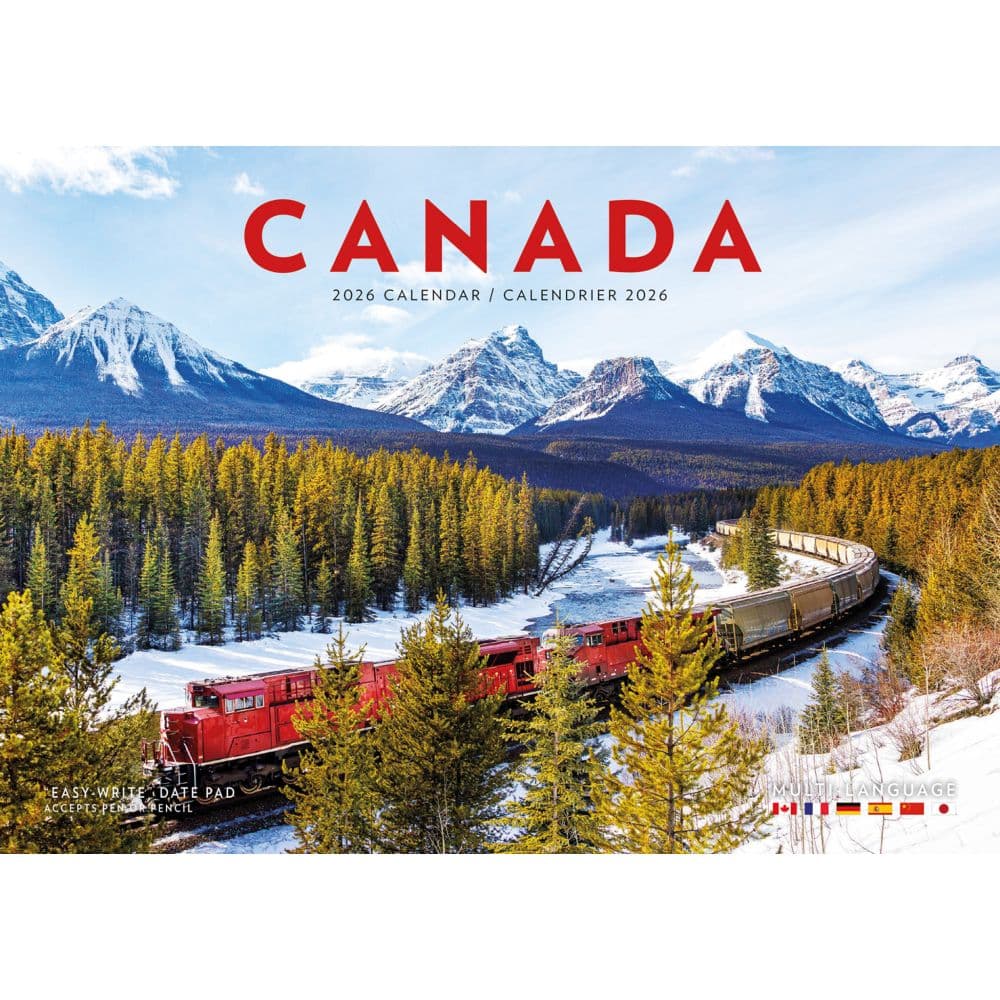 Canada 2026 Wall Calendar Main Product Image