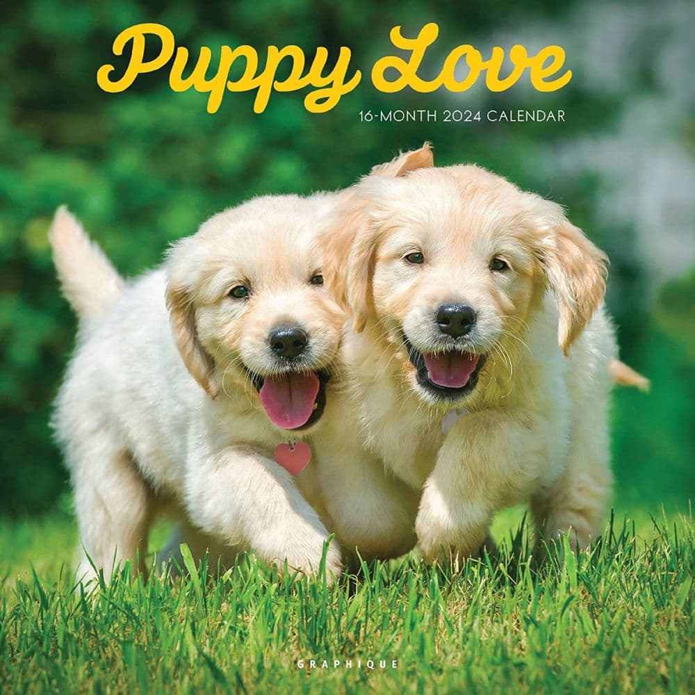 Puppy Love ASPCA 2024 Wall Calendar Main