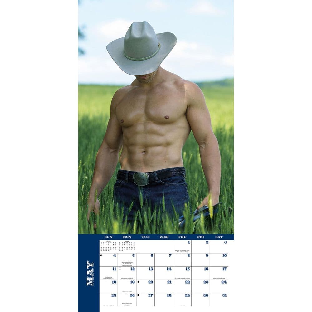 Hot Cowboys 2025 Wall Calendar Third Alternate Image width=&quot;1000&quot; height=&quot;1000&quot;