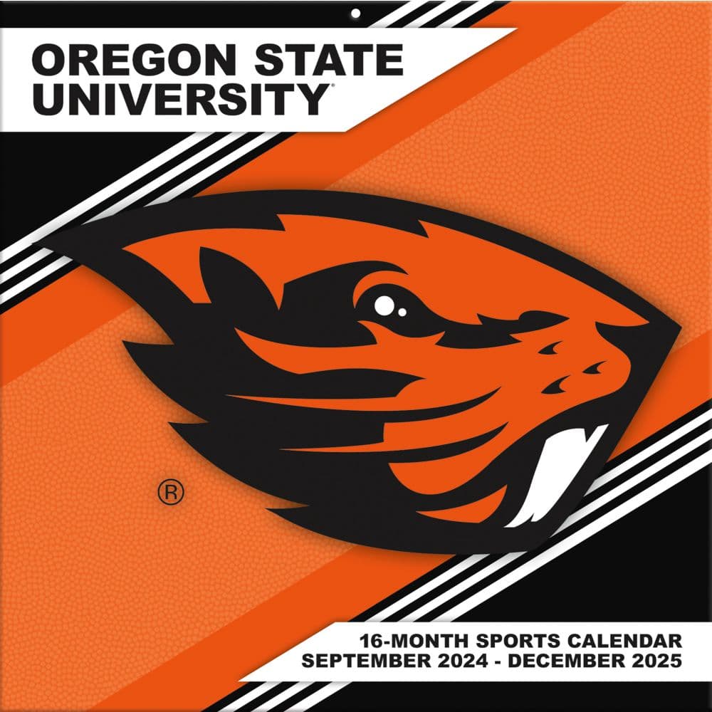 COL Oregon State Beavers 2025 Wall Calendar