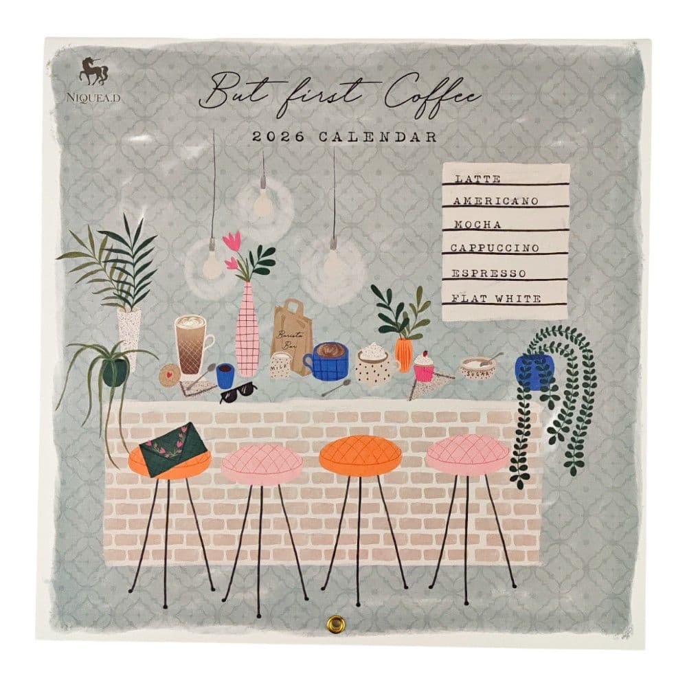 But First Coffee 2026 Wall Calendar Main Product Image