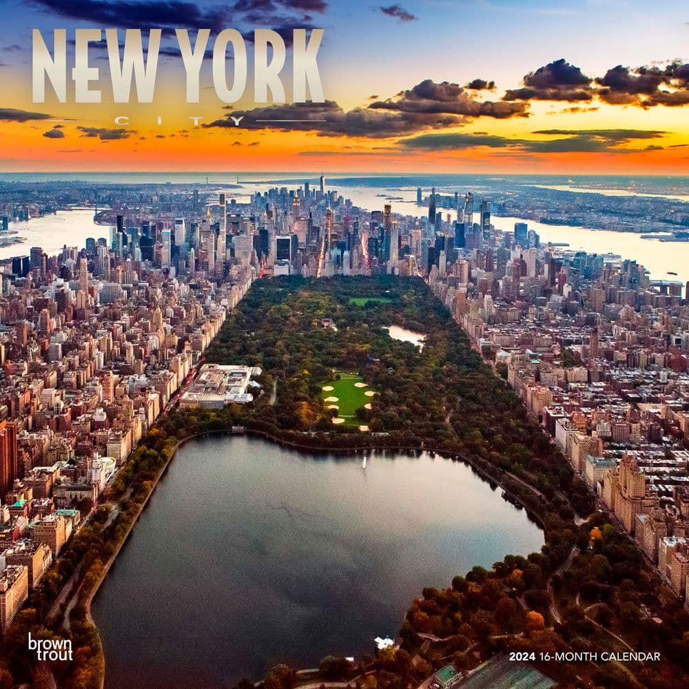 New York City 2024 Wall Calendar Main Product Image width=&quot;1000&quot; height=&quot;1000&quot;