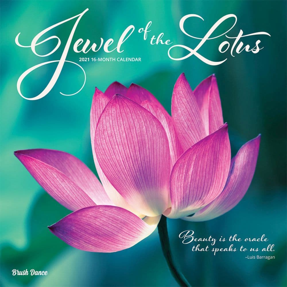 Jewel of the Lotus Wall Calendar