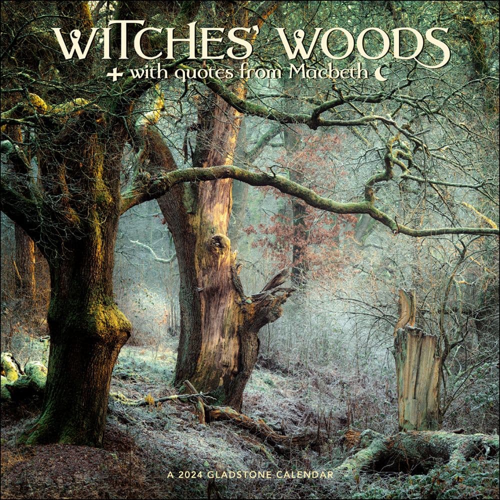 Witches Woods w/Quotes from MacBeth 2024 Wall Calendar Main Product Image width=&quot;1000&quot; height=&quot;1000&quot;