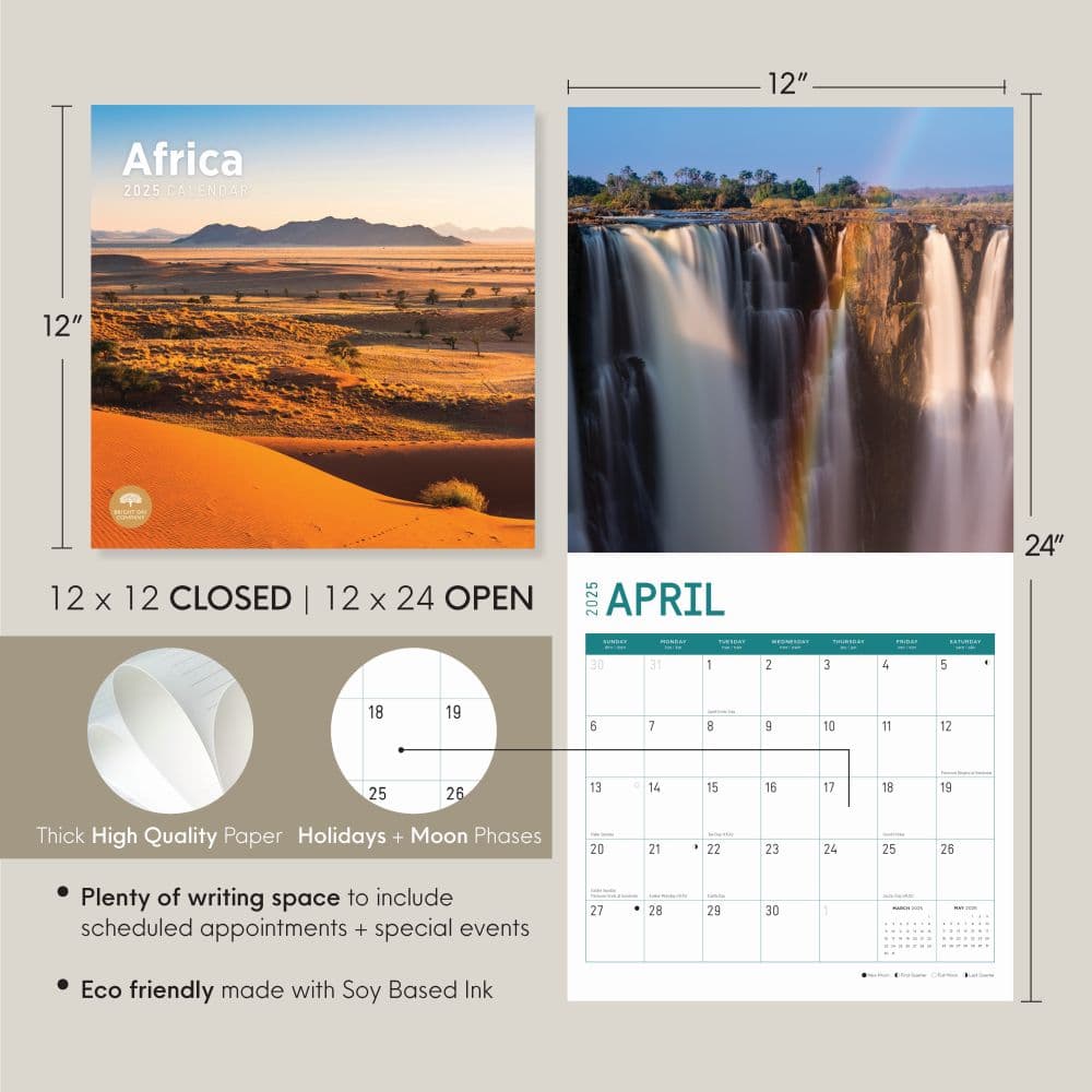 Africa 2025 Wall Calendar Seventh Alternate Image