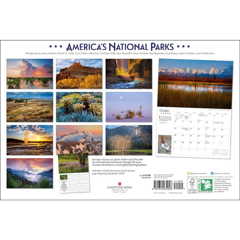 Americas National Parks 2024 Deluxe Wall Calendar First Alternate Image width=&quot;1000&quot; height=&quot;1000&quot;