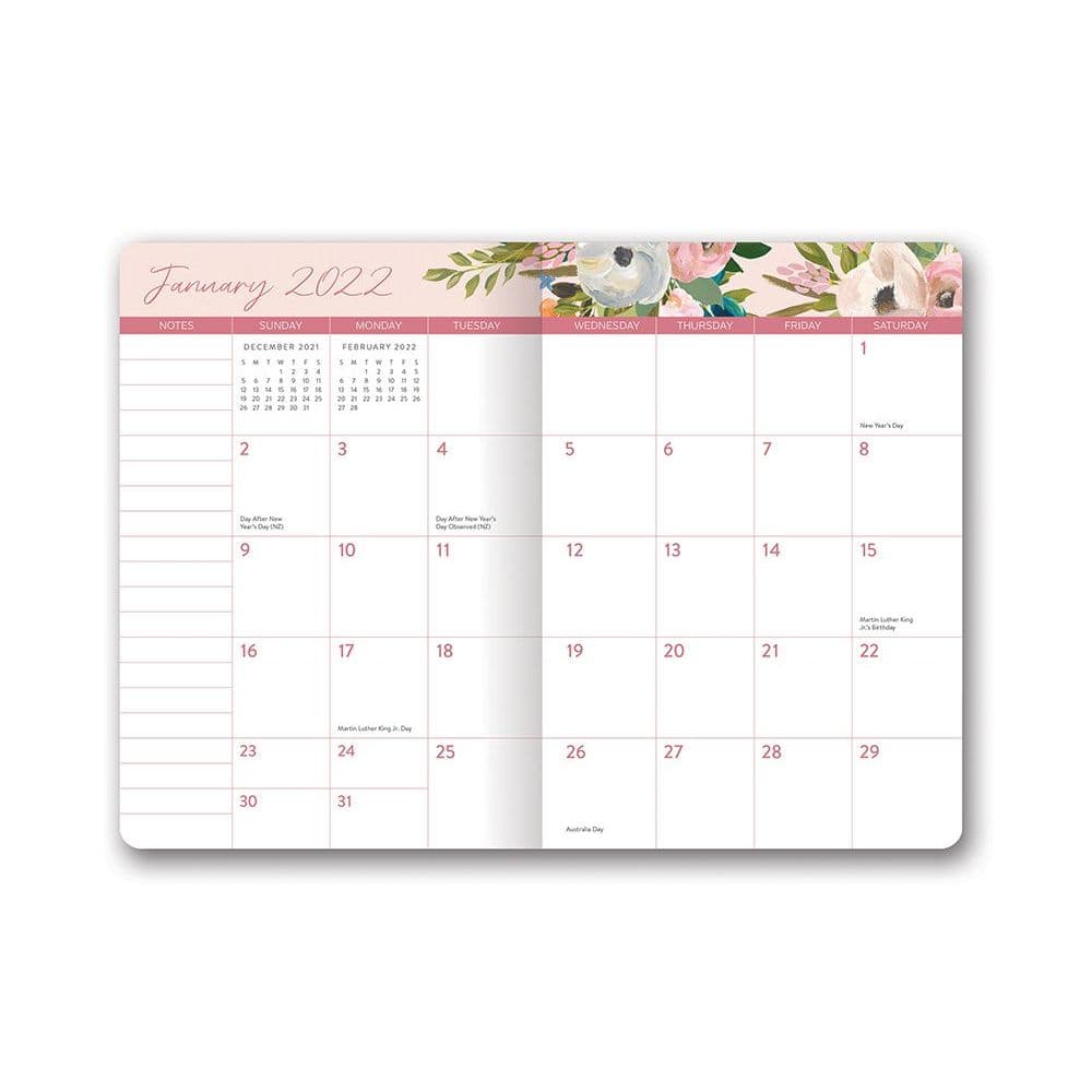 Bella Flora 2022 Monthly Pocket Planner - Calendars.com