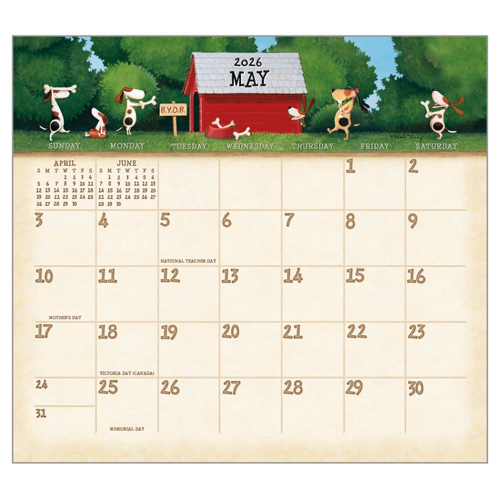 Dogs Life by Ned Young 2026 Wall Calendar Third Alternate Image