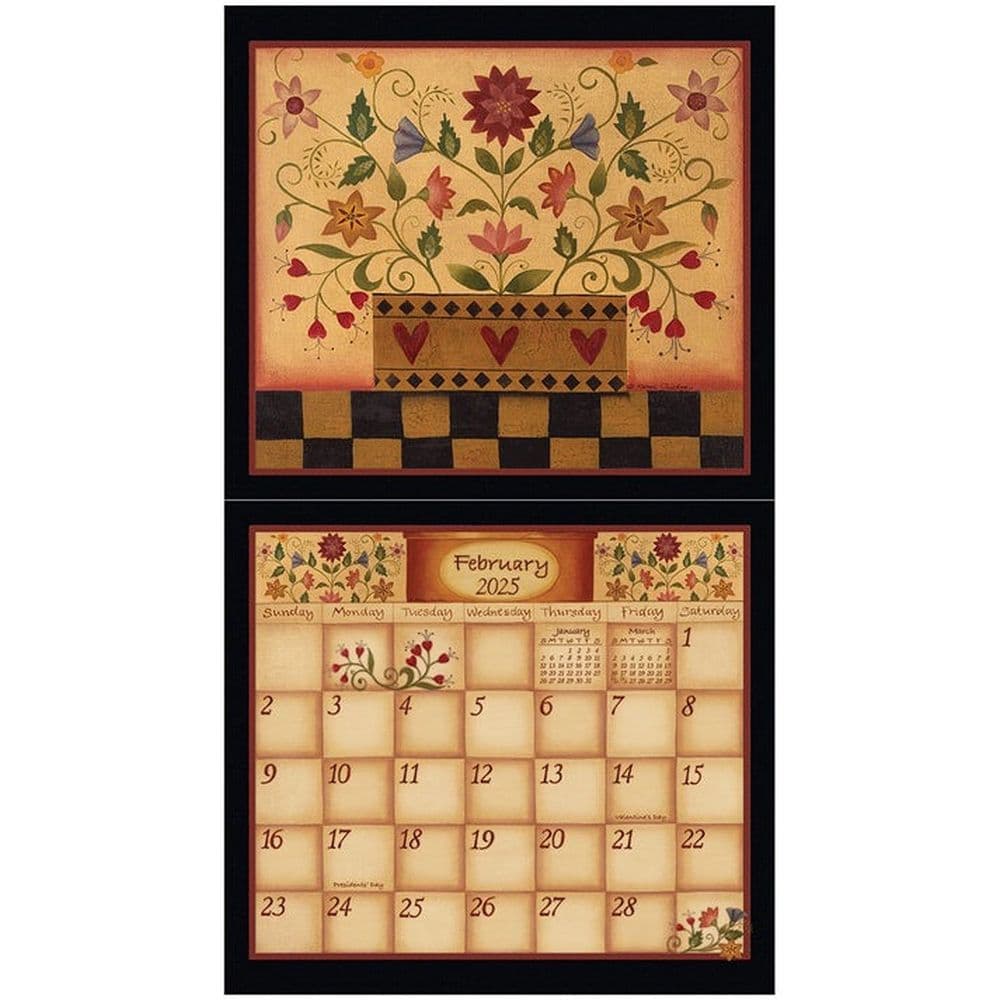 Simply Shaker by Karen Cruden 2025 Wall Calendar Second Alternate Image width=&quot;1000&quot; height=&quot;1000&quot;