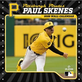 image MLB Pittsburgh Pirates Paul Skenes 2026 Wall Calendar Main Product Image