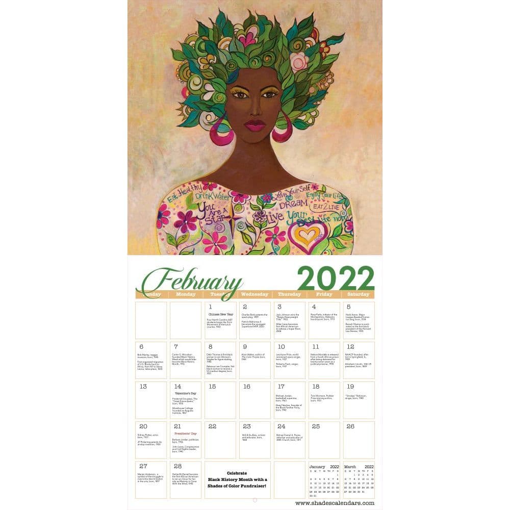 Black History Month Calendar 2022