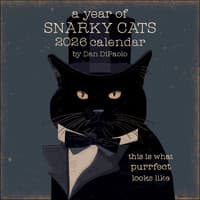 image Snarky Cats by Dan DiPaolo 2026 Wall Calendar Main Image