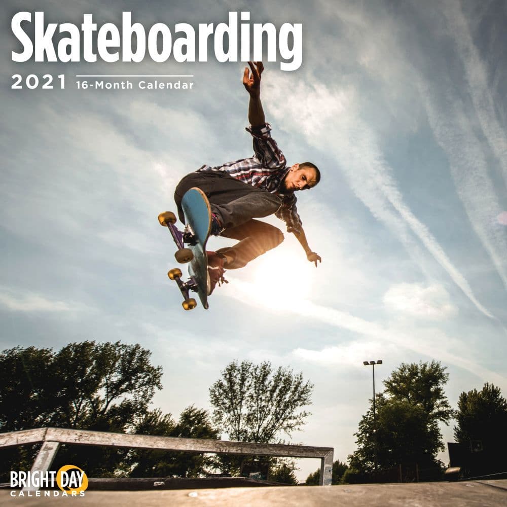 2021 Skateboarding Wall Calendar