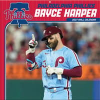 image MLB Philadelphia Phillies Bryce Harper 2027 Wall Calendar Main Product Image
