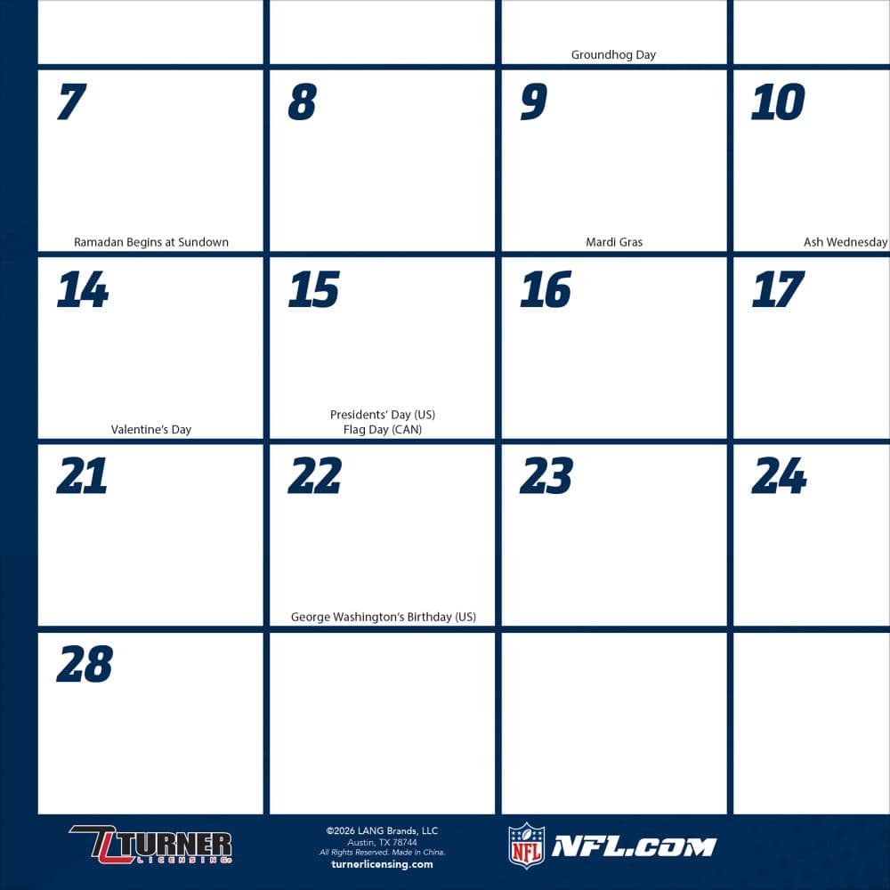 NFL Seattle Seahawks Small 2027 Desk Pad Second Alternate Image