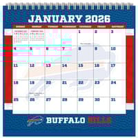 image NFL Buffalo Bills 2026 Easel Desk Calendar