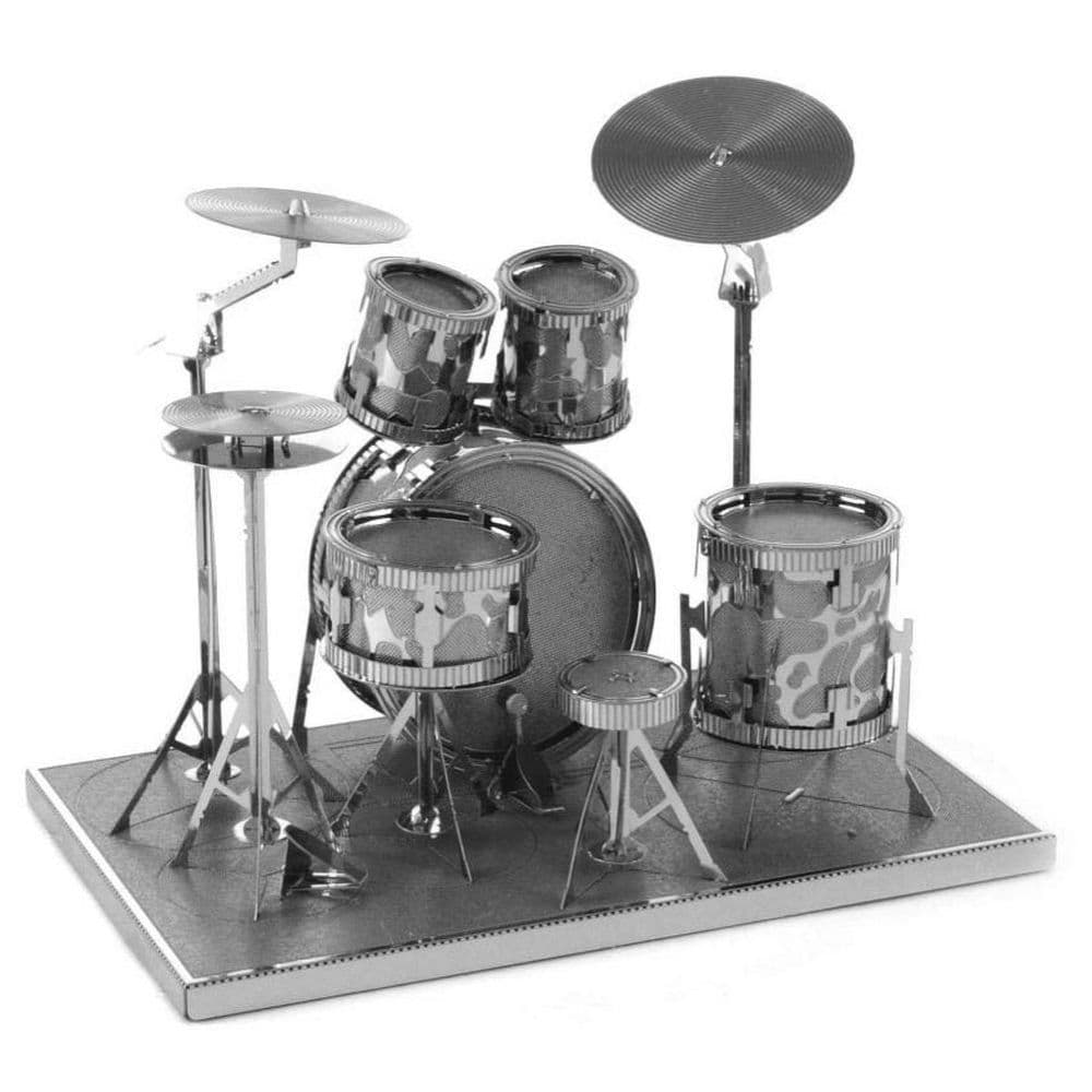 Drum Set Metal Earth 3D Model Alternate Image 1