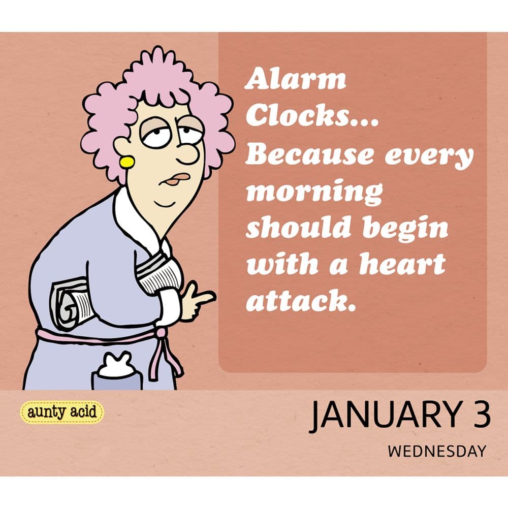 Aunty Acid 2024 Desk Calendar - Calendars.com