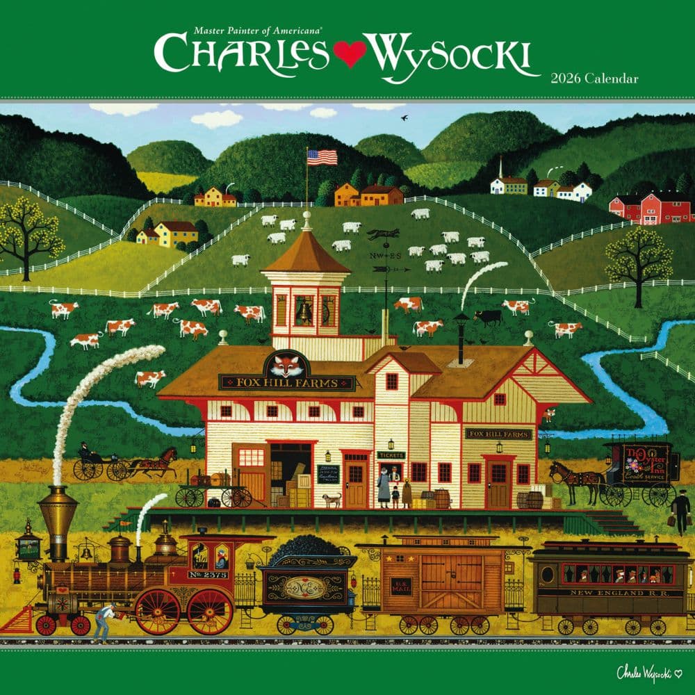 Wysocki Americana 2026 Wall Calendar Main Image