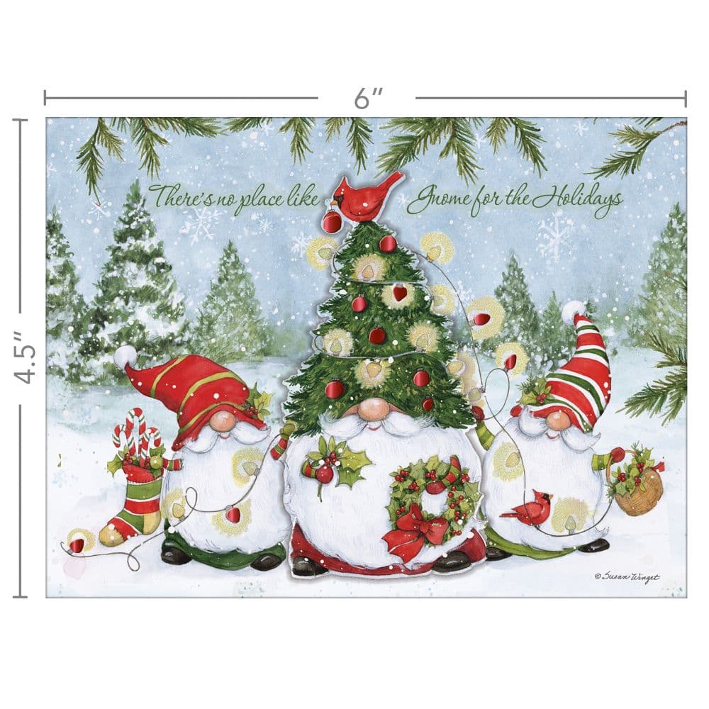 Holiday Gnomes Luxe Christmas Cards Alt5