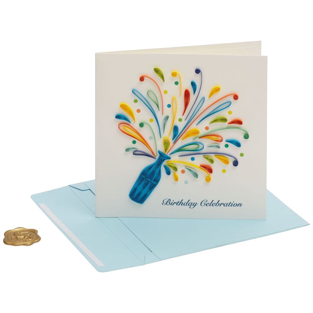 Birthday Celebration Quilling Birthday Card Seventh Alternate Image width=&quot;1000&quot; height=&quot;1000&quot;