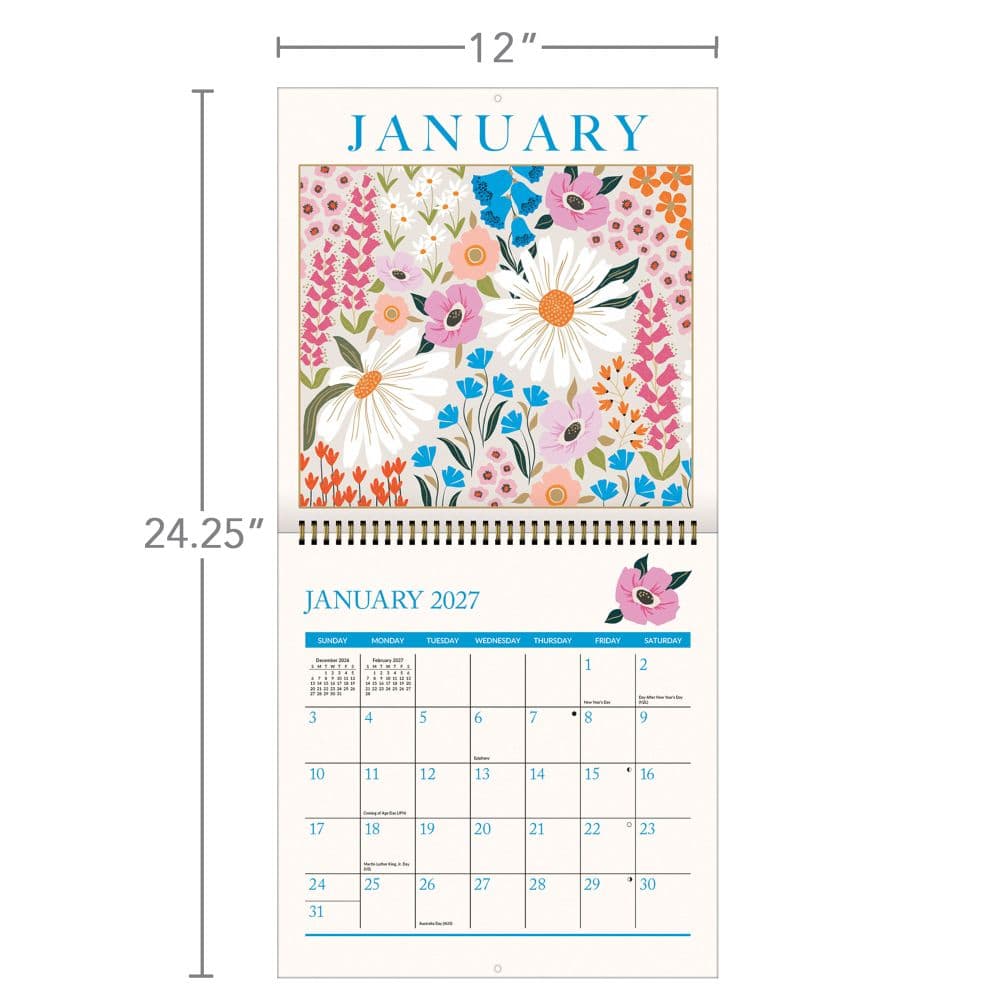 In Bloom 2027 Spiral Wall Calendar Third Alternate Image