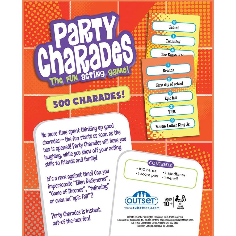 Party Charades Game Alternate Image 1
