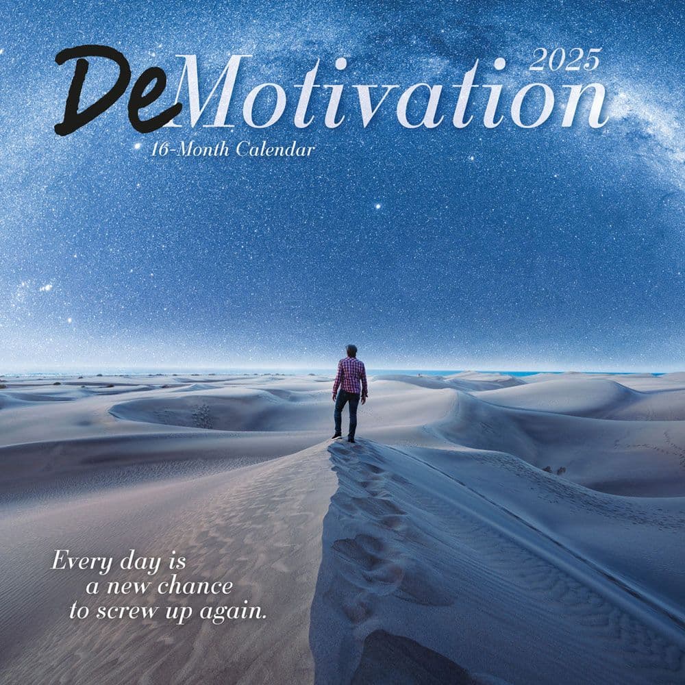 Demotivation 2025 Wall Calendar   Main Image