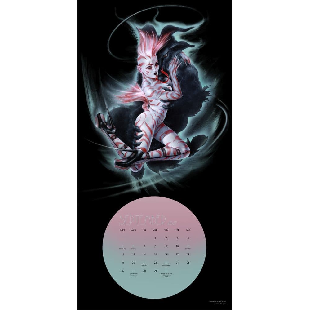 The Art of Olivia Wall 2027 Wall Calendar Eighth Alternate Image