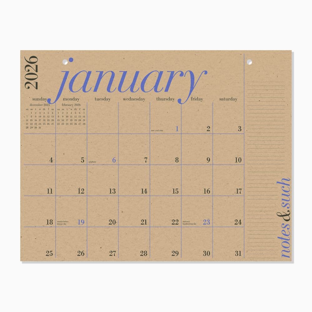 Great Big Poster 2026 Wall Calendar Third Alternate Image