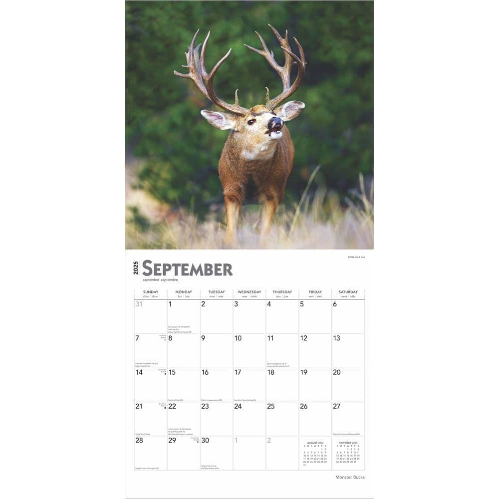 Monster Bucks 2025 Wall Calendar Third Alternate Image