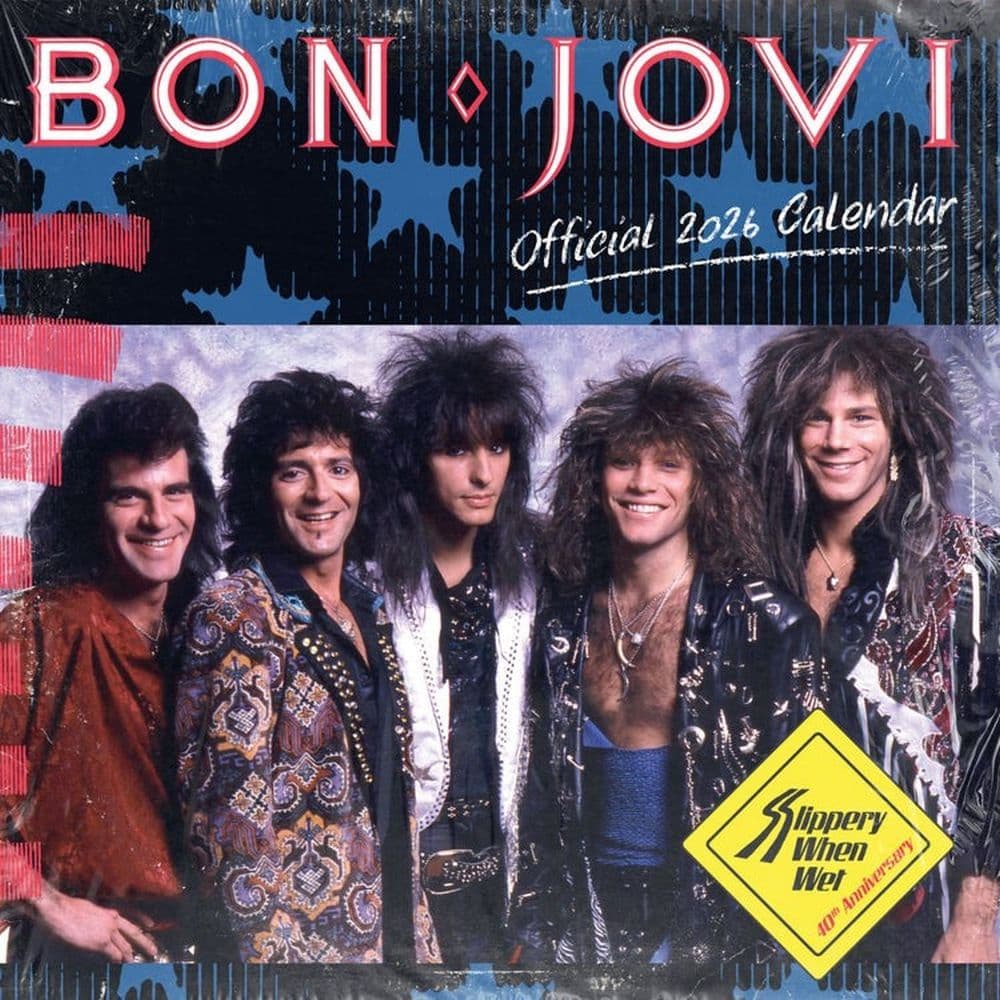 image Bon Jovi 2026 Wall Calendar