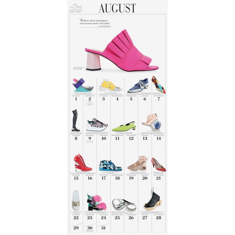 365 Days of Shoes Wall Calendar