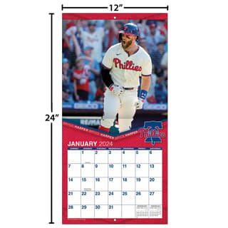 MLB Philadelphia Phillies 2024 Wall Calendar