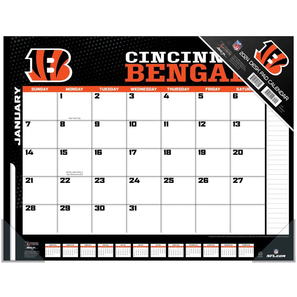 Bengals 2024 Calendar Lyssa Devonne