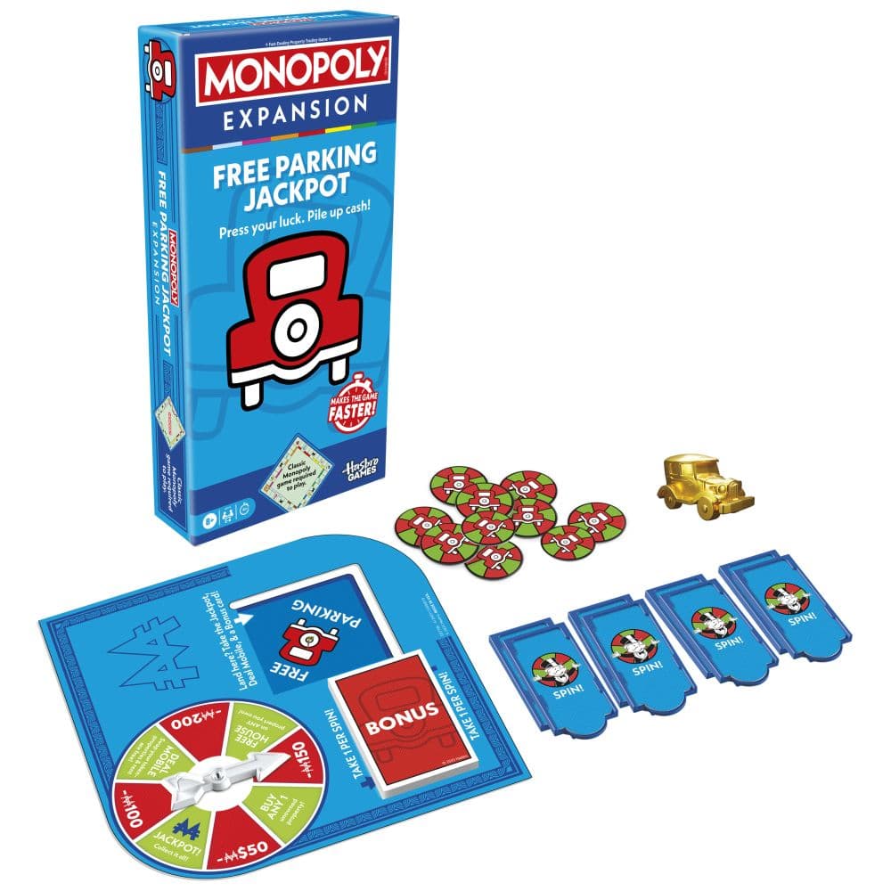 Monopoly Free Parking Jackpot Expansion Twelfth Alternate Image