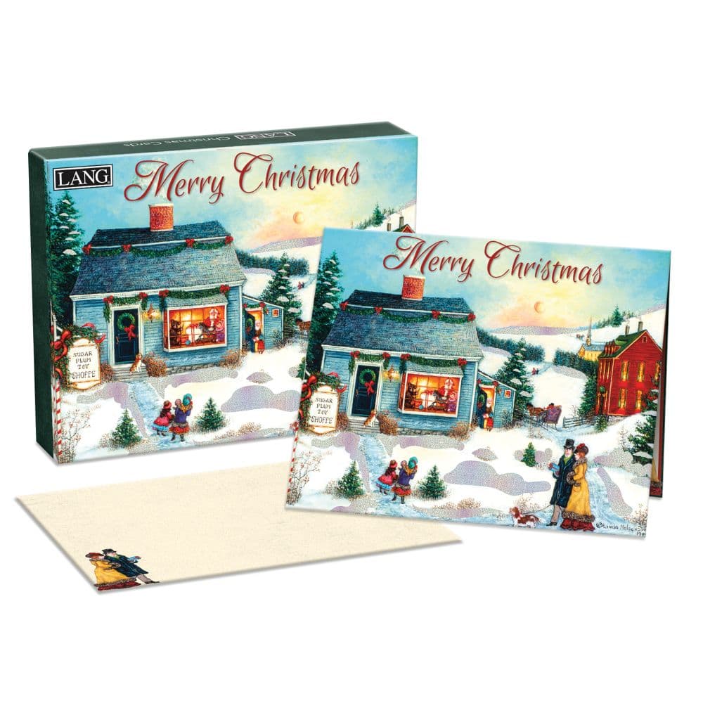 Sugar Plum Toy Shoppe Boxed Christmas Cards by Linda Nelson Stocks Main Product Image