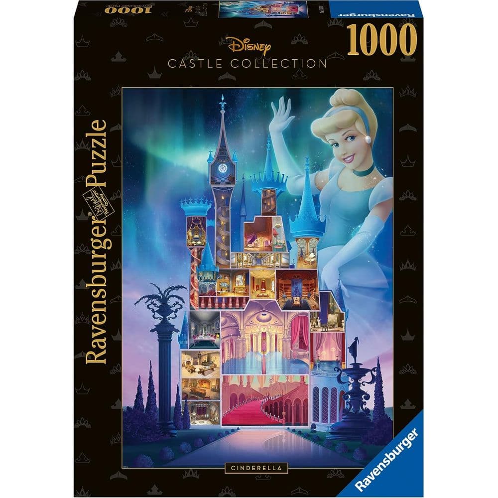 Disney Castle Cinderella 1000 Piece Puzzle Main Product Image width="1000" height="1000"