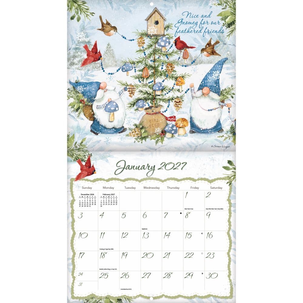 Gnome Sweet Gnome Special Edition 2027 Wall Calendar Second Alternate Image