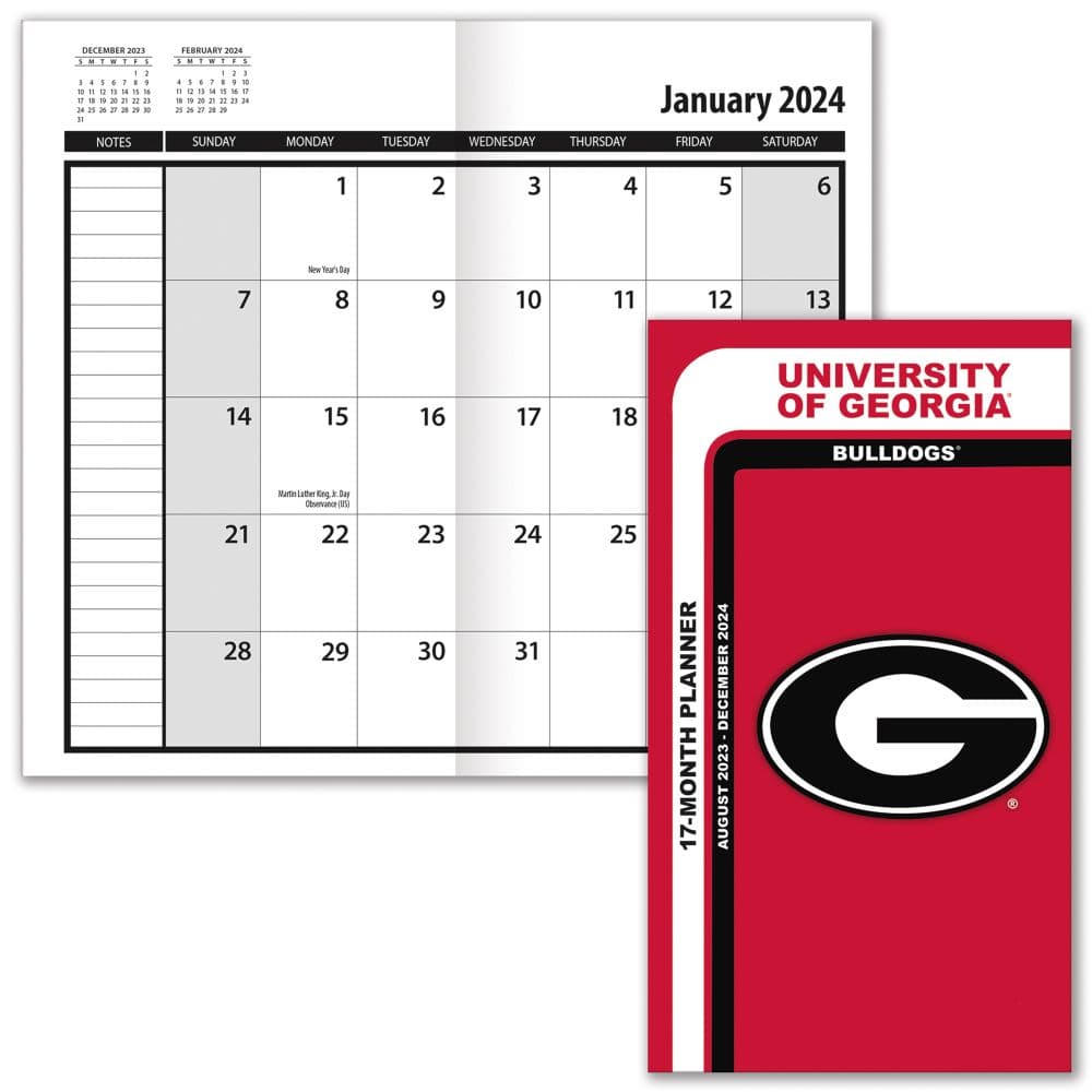 Georgia Bulldogs Pocket 2024 Planner First Alternate Image width=&quot;1000&quot; height=&quot;1000&quot;