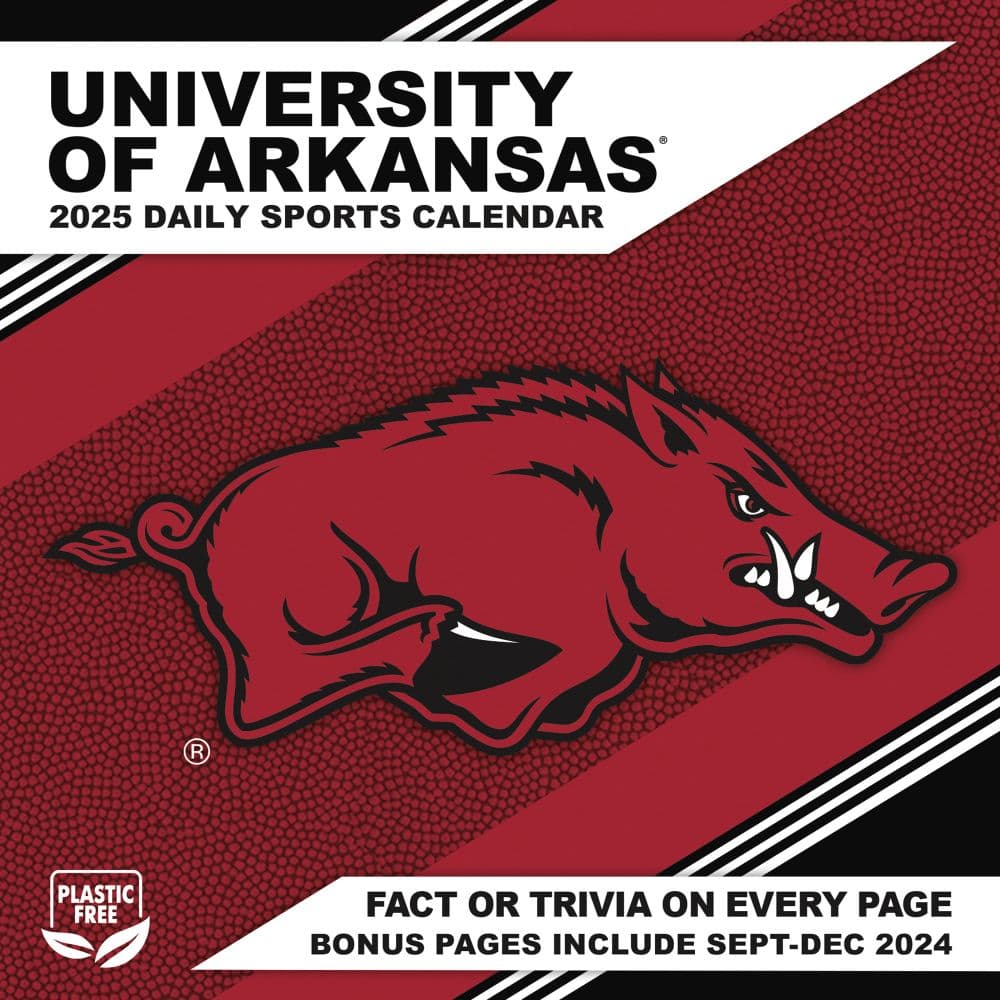 COL Arkansas Razorbacks 2025 Desk Calendar Sixth Alternate Image