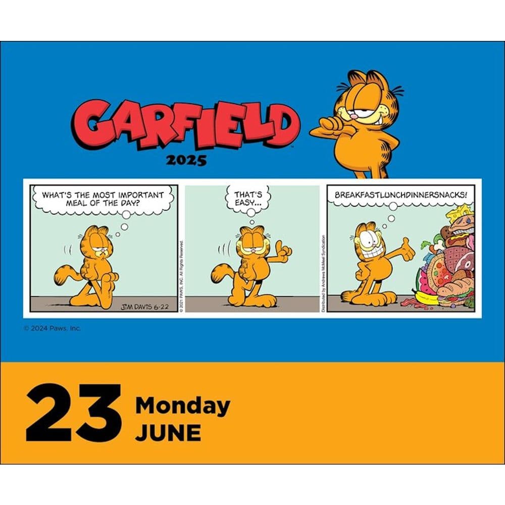 Garfield 2025 Desk Calendar Alt3