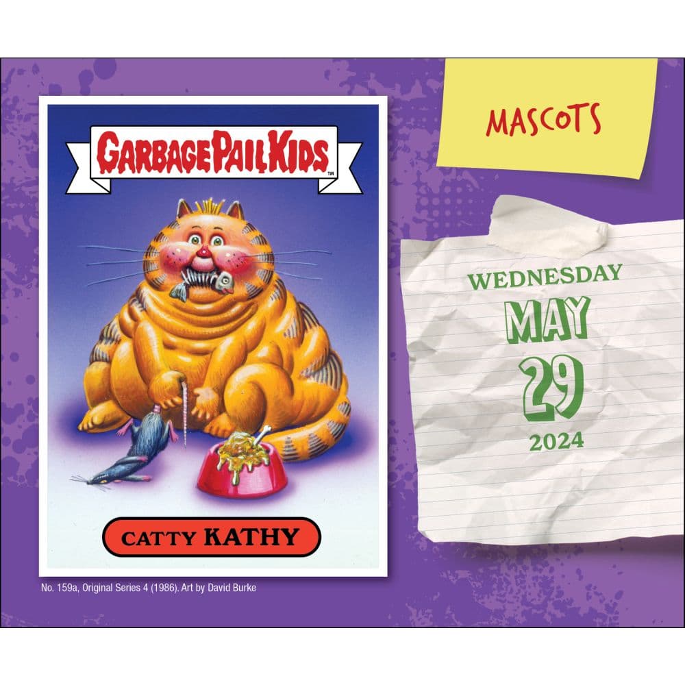 Garbage Pail Kids Bizarre Holidays 2024 Desk Calendar