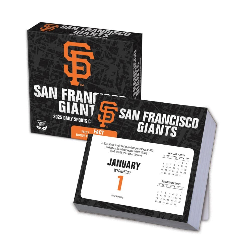 MLB San Francisco Giants 2025 Desk Calendar