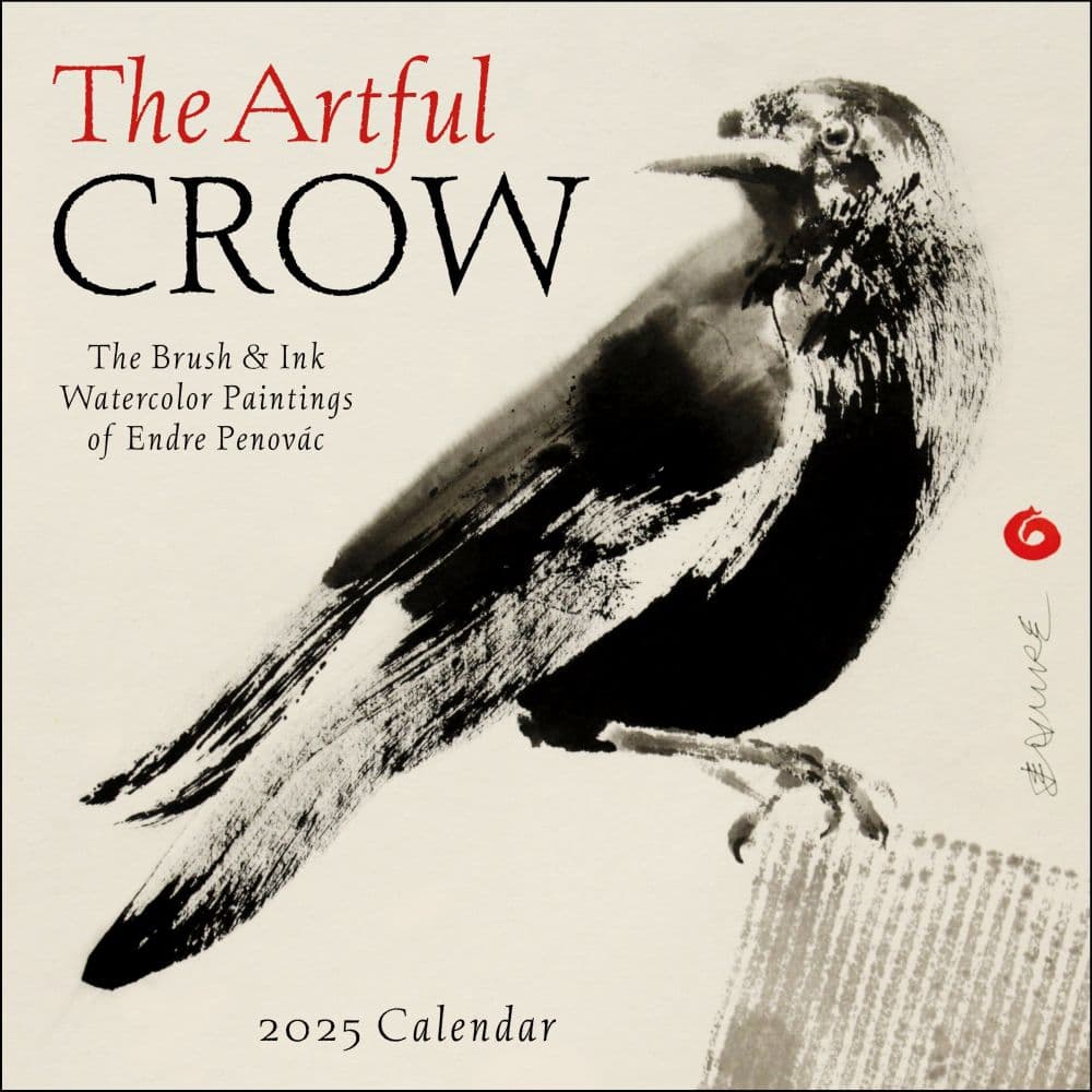 Artful Crow 2025 Wall Calendar Main Product Image width=&quot;1000&quot; height=&quot;1000&quot;