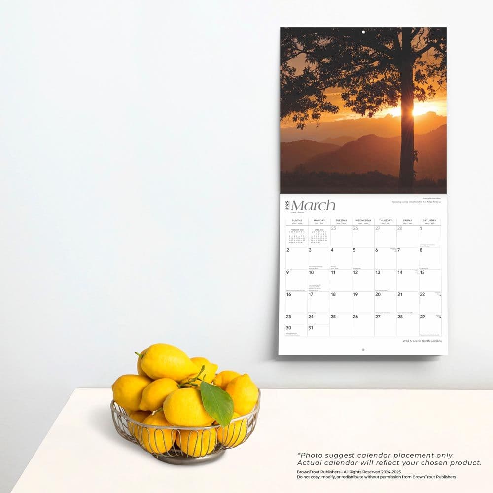 North Carolina Nature 2025 Wall Calendar Fourth Alternate Image width=&quot;1000&quot; height=&quot;1000&quot;