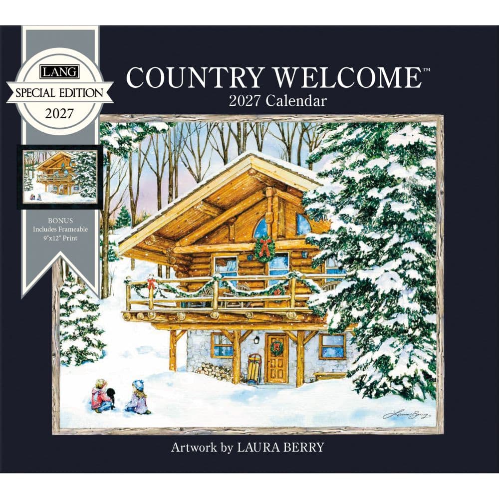 Country Welcome Special Edition 2027 Wall Calendar Main Product Image
