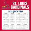 image MLB St Louis Cardinals 2025 Desk Calendar Third Alternate Image