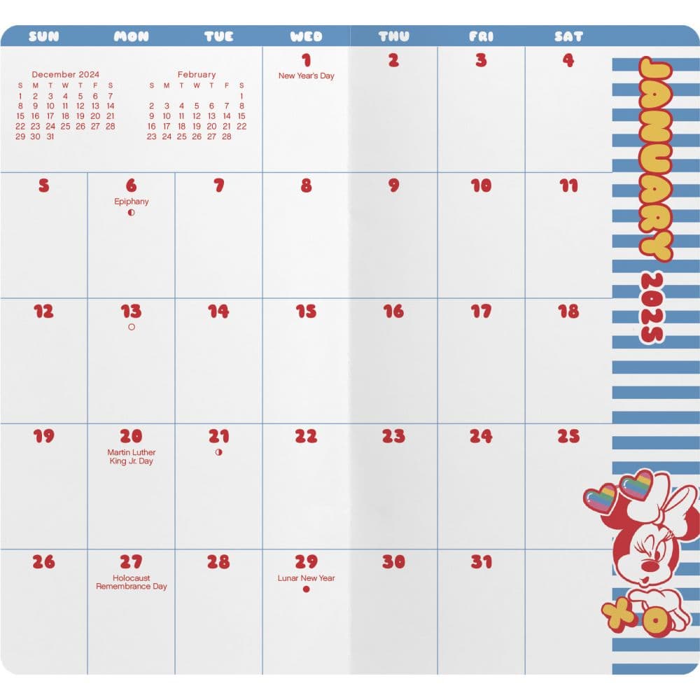 Minnie Mouse 2025 Pocket Planner Second Alternate Image width=&quot;1000&quot; height=&quot;1000&quot;